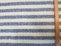 Preview: Strickstoff blau weiss gestreift Streifen Rippstrick